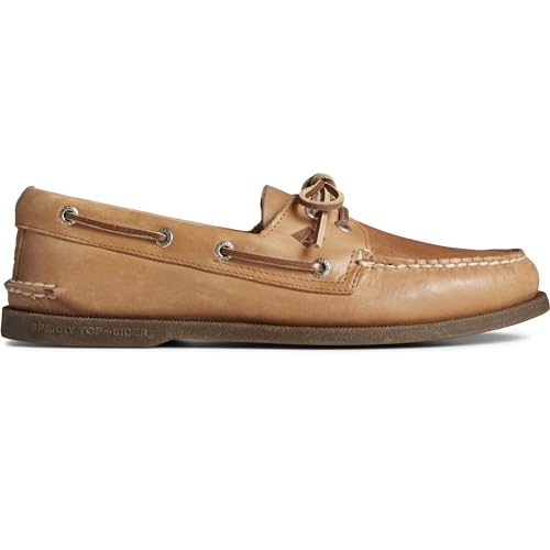 Sperry Men's 2-Eye Boat Shoe, Sahara, Size 11