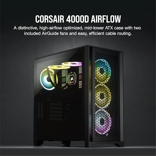 Corsair 4000D Airflow Black Mid-Tower Case