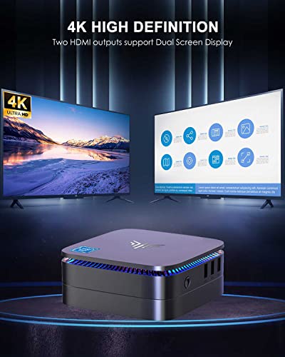 KAMRUI AK1 PRO Mini Desktop PC 12GB RAM