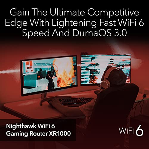 NETGEAR Nighthawk XR1000 WiFi 6 Gaming Router