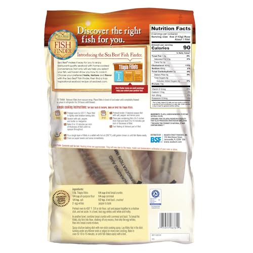 Tilapia Fillets: Sea Best, 16 Ounce
