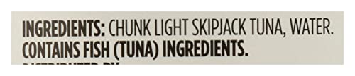 Unsalted Skipjack Tuna in Water, 5 Ounce