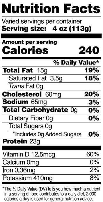 Oshēn - Atlantic Salmon - 8pcs - 6 oz Fillets