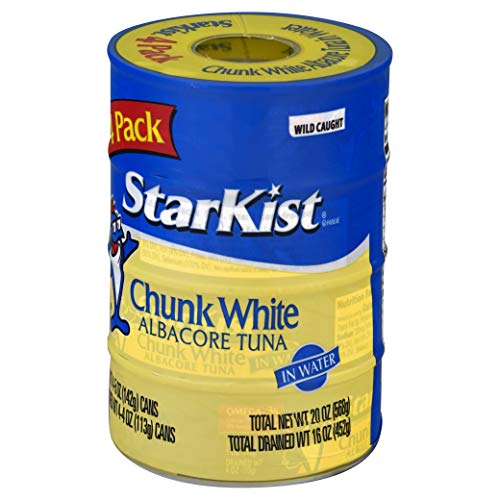 StarKist Chunk White Tuna in Water, 4 Cans