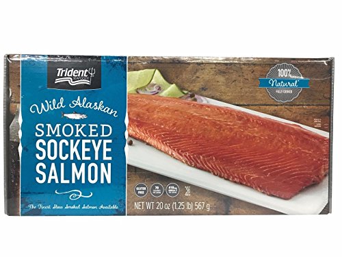 Trident Smoked Sockeye Salmon - Wild Alaskan Variety
