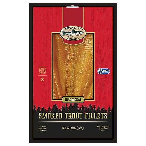 Ducktrap Smoked Rainbow Trout Fillets - 6 Packs