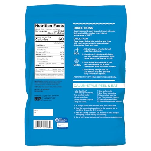 Sea Best 41/50 EZ Peel Shrimp, 16oz