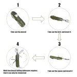 7-in-1 Stainless Steel Folding Tableware Set