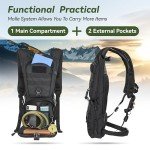 MARCHWAY Tactical Hydration Pack with 3L Bladder