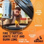50 Natural Waterproof Fire Starters for Fireplace