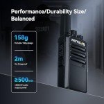 Retevis RT68 Walkie Talkies 6 Pack Rechargeable