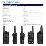 Retevis RT68 Walkie Talkies 6 Pack Rechargeable