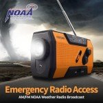FosPower NOAA Emergency Weather Radio & Power Bank
