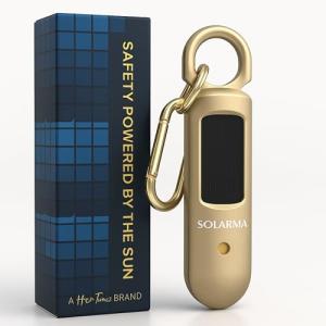 Solar Powered Personal Alarm for Women - Extra Loud