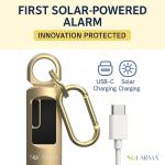 Solar Powered Personal Alarm for Women - Extra Loud