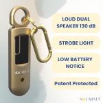 Solar Powered Personal Alarm for Women - Extra Loud