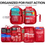 SurviveX Pro First Aid Kit for Travel & Home