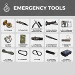 72-Hour Survival Backpack for 4 People