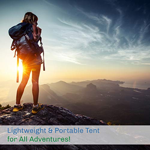 Lightweight 2 Person Camping Tent with Rain Fly