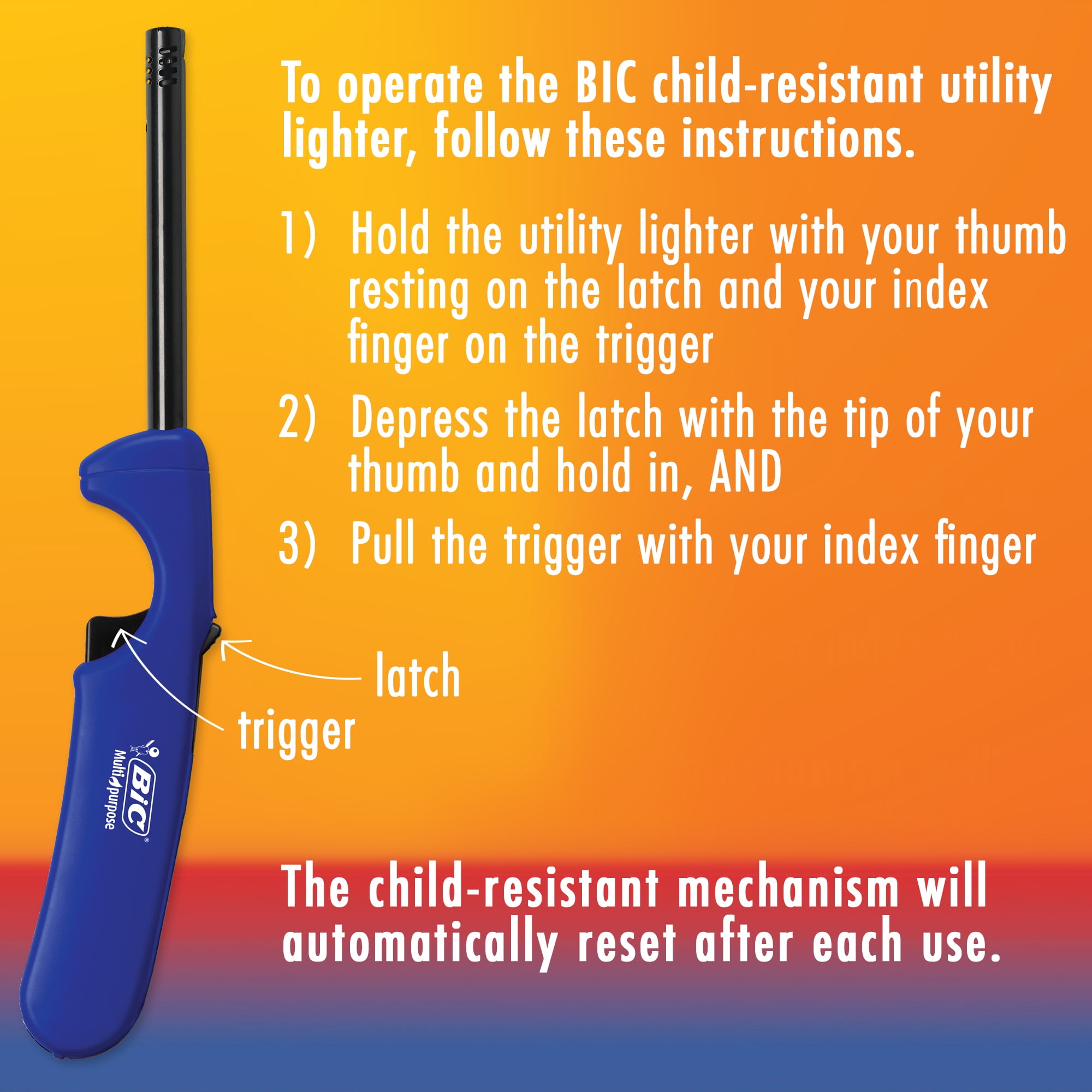 BIC Classic & Flex Wand Lighter Combo