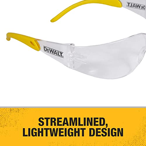 DEWALT DPG54-1D Lightweight Safety Glasses - Yellow/Clear