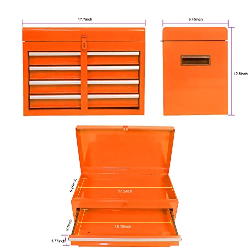 5-Drawer Lockable Rolling Tool Chest & Organizer