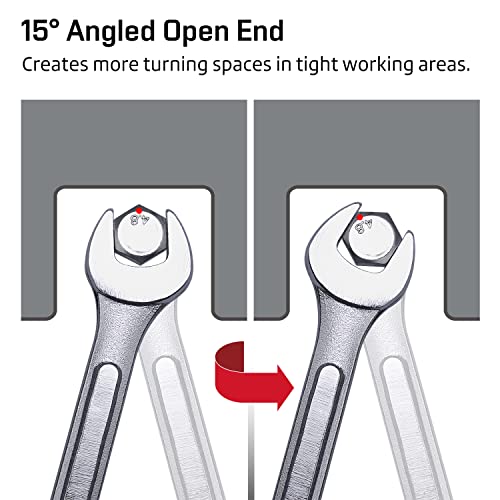 24-Piece Combination Wrench Set | SAE & Metric, Multi-Purpose