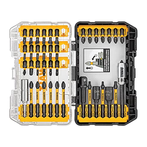 DEWALT FlexTorq Screwdriver Bit Set, 40-Piece