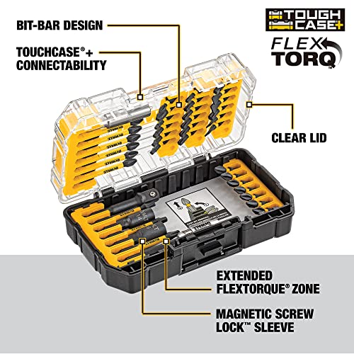 DEWALT FlexTorq Screwdriver Bit Set, 40-Piece
