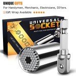 Universal Socket Tool Set with Drill Adapter
