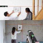 Multipurpose Laser Level Tool with Rulers