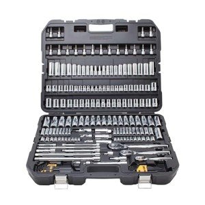 DEWALT 192-Piece Mechanics Tool Set, Metric & SAE