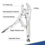 WORKPRO 5-Piece Locking Pliers Set