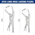 WORKPRO 5-Piece Locking Pliers Set