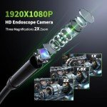 4.3" HD Endoscope Camera with LED Lights