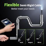 4.3" HD Endoscope Camera with LED Lights