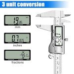 Stainless Steel Digital Caliper with LCD Screen