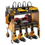 Modular Power Tool Organizer with Charging Station