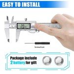 Stainless Steel Digital Caliper with LCD Screen