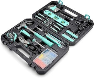 142 Piece Household Tool Kit with Storage Case