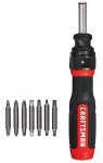 CRAFTSMAN Ratcheting Screwdriver with 2" Bits