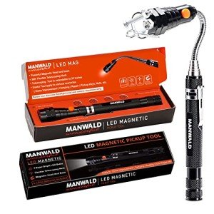 LED Magnetic Pickup Tool with Extendable Stick