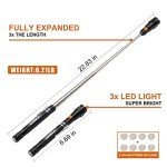 LED Magnetic Pickup Tool with Extendable Stick