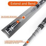 LED Magnetic Pickup Tool with Extendable Stick