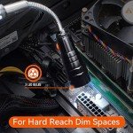 LED Magnetic Pickup Tool with Extendable Stick