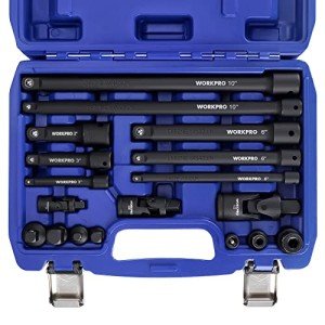 WORKPRO 18-Piece Drive Socket Accessory Set