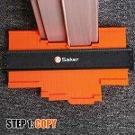 Saker 10-Inch Contour Gauge Profile Tool