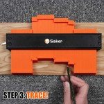 Saker 10-Inch Contour Gauge Profile Tool