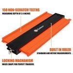 Saker 10-Inch Contour Gauge Profile Tool