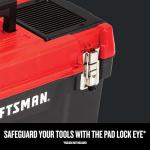 CRAFTSMAN 20-Inch Lockable Tool Box with Tray